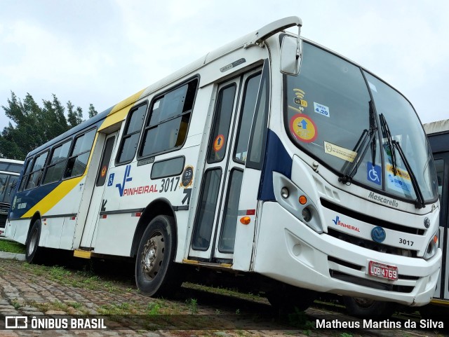 Viação Pinheiral 3017 na cidade de Volta Redonda, Rio de Janeiro, Brasil, por Matheus Martins da Silva. ID da foto: 9531758.