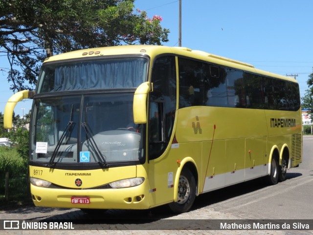 Viação Itapemirim 8917 na cidade de Campos dos Goytacazes, Rio de Janeiro, Brasil, por Matheus Martins da Silva. ID da foto: 9531718.