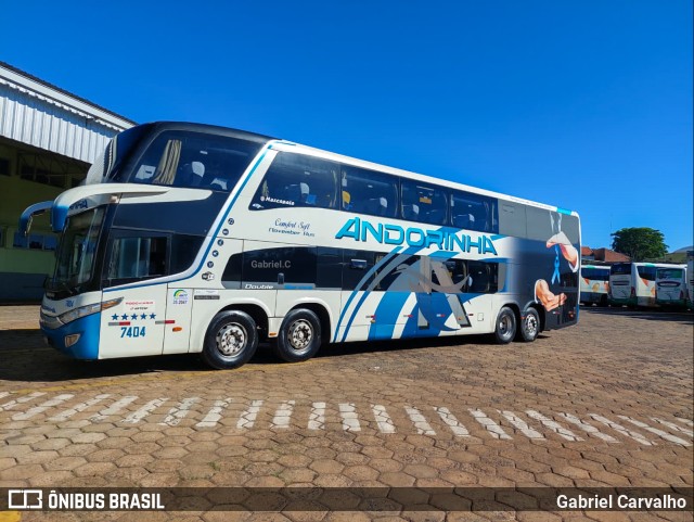 Empresa de Transportes Andorinha 7404 na cidade de Presidente Prudente, São Paulo, Brasil, por Gabriel Carvalho. Número da foto: #9531260.