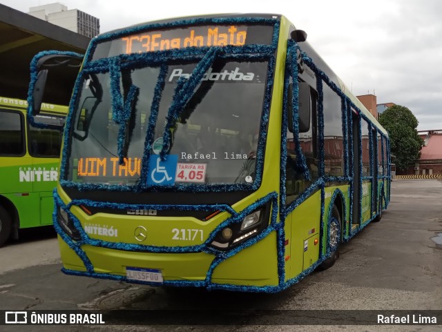 Viação Pendotiba 2.1.171 na cidade de Niterói, Rio de Janeiro, Brasil, por Rafael Lima. Número da foto: #9532182.