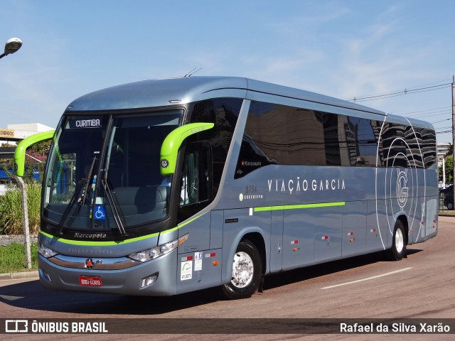Viação Garcia 8154 na cidade de Curitiba, Paraná, Brasil, por Rafael da Silva Xarão. Número da foto: #9532776.