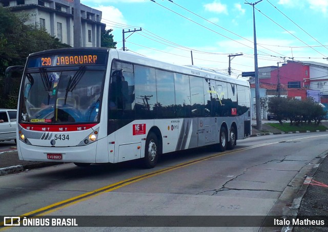 Next Mobilidade - ABC Sistema de Transporte 5434 na cidade de São Paulo, São Paulo, Brasil, por Italo Matheus. ID da foto: 9532101.