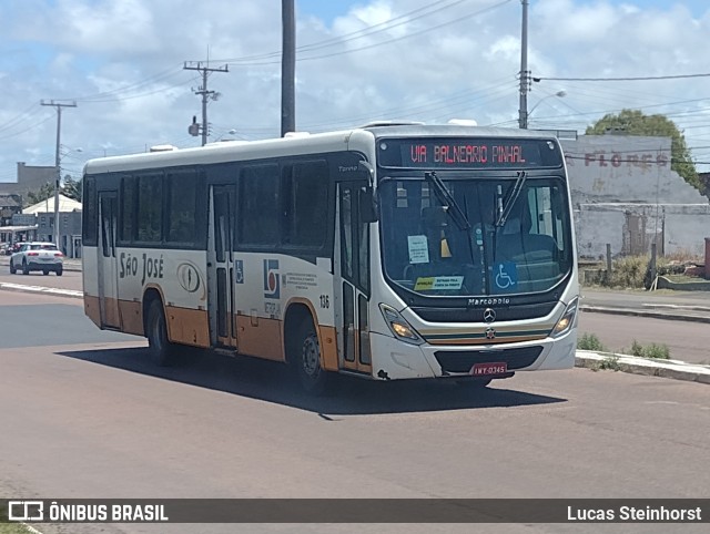 Expresso São José 136 na cidade de Tramandaí, Rio Grande do Sul, Brasil, por Lucas Steinhorst. Número da foto: #9533078.