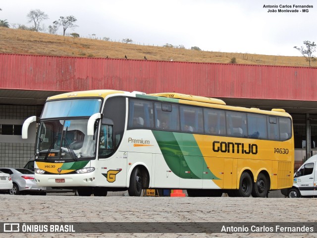 Empresa Gontijo de Transportes 14630 na cidade de João Monlevade, Minas Gerais, Brasil, por Antonio Carlos Fernandes. ID da foto: 9533878.