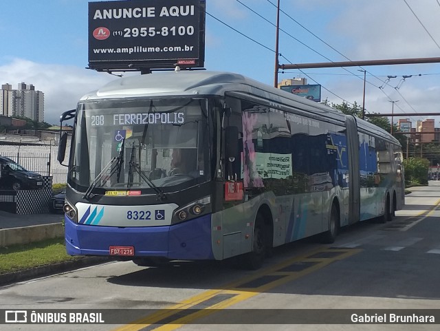 Next Mobilidade - ABC Sistema de Transporte 8322 na cidade de São Bernardo do Campo, São Paulo, Brasil, por Gabriel Brunhara. Número da foto: #9535823.