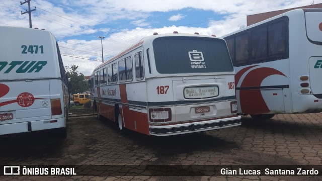 Eucatur - Empresa União Cascavel de Transportes e Turismo 187 na cidade de Ji-Paraná, Rondônia, Brasil, por Gian Lucas  Santana Zardo. ID da foto: 9534209.