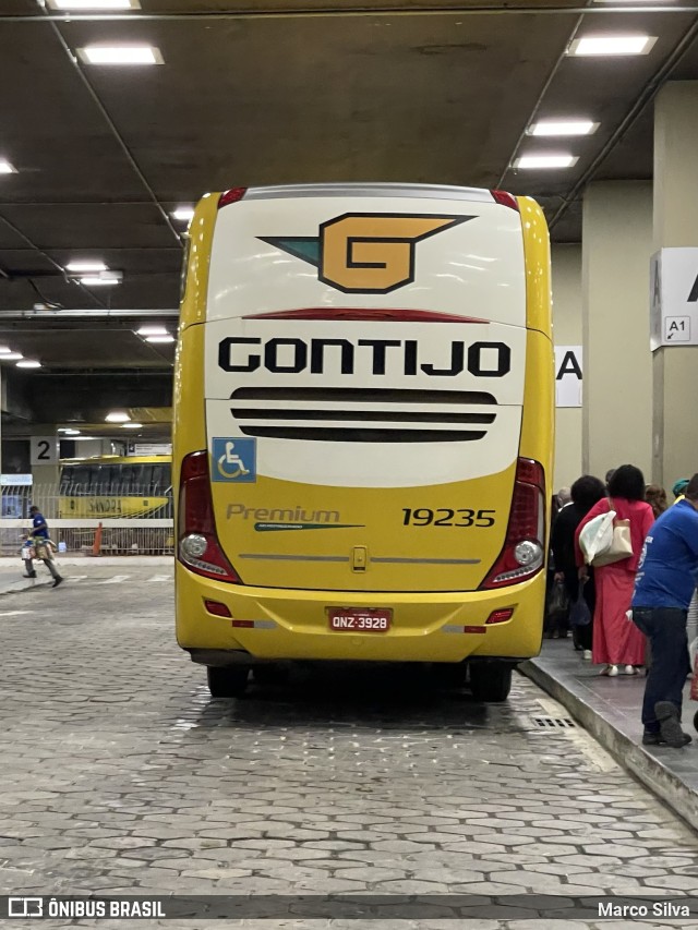 Empresa Gontijo de Transportes 19235 na cidade de Belo Horizonte, Minas Gerais, Brasil, por Marco Silva. ID da foto: 9534774.