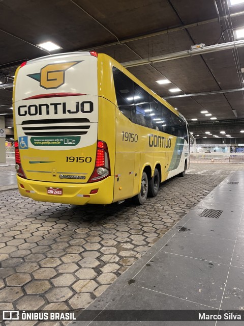 Empresa Gontijo de Transportes 19150 na cidade de Belo Horizonte, Minas Gerais, Brasil, por Marco Silva. ID da foto: 9534762.