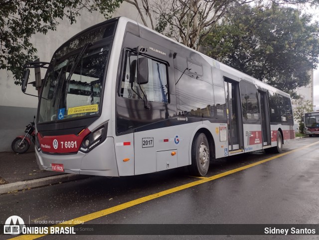 Viação Gatusa Transportes Urbanos 7 6091 na cidade de São Paulo, São Paulo, Brasil, por Sidney Santos. ID da foto: 9534444.