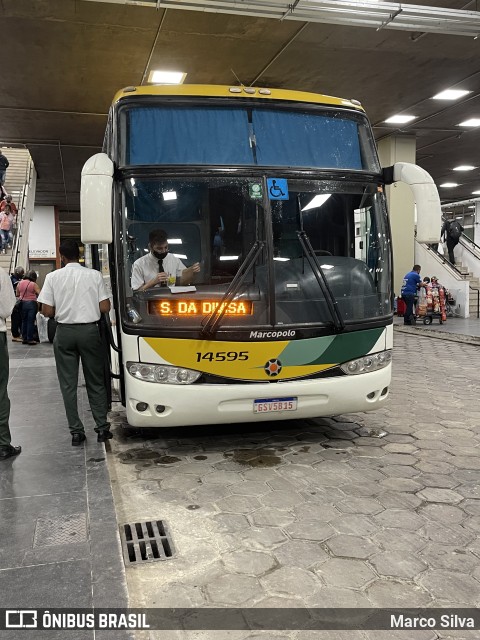 Empresa Gontijo de Transportes 14595 na cidade de Belo Horizonte, Minas Gerais, Brasil, por Marco Silva. ID da foto: 9534742.