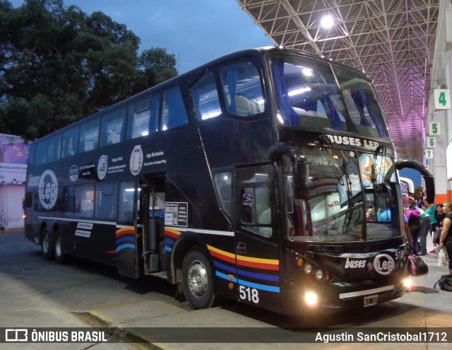 Buses Lep 518 na cidade de San Fernando del Valle de Catamarca, Capital, Catamarca, Argentina, por Agustin SanCristobal1712. Número da foto: #9533850.
