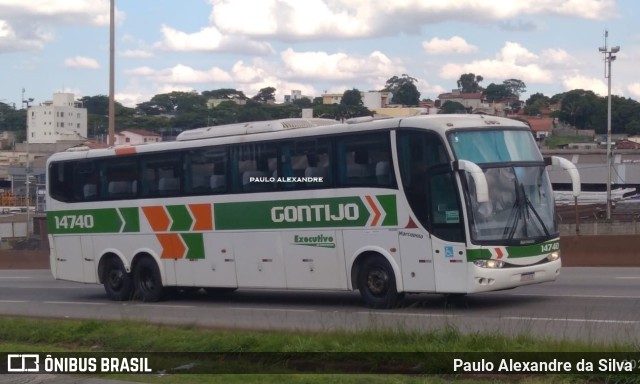 Empresa Gontijo de Transportes 14740 na cidade de Betim, Minas Gerais, Brasil, por Paulo Alexandre da Silva. ID da foto: 9534840.