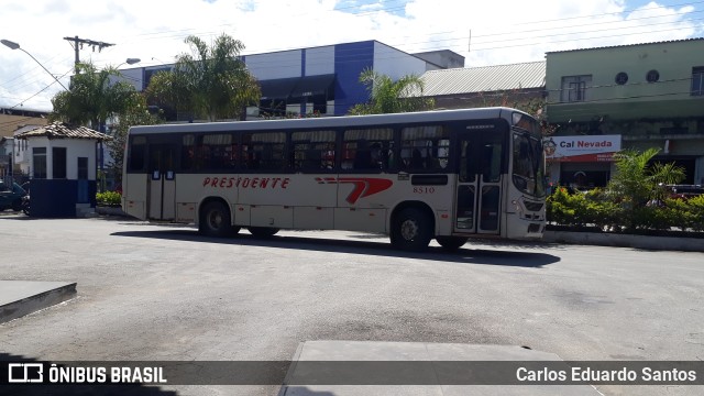 Viação Presidente 8510 na cidade de São João del Rei, Minas Gerais, Brasil, por Carlos Eduardo Santos. Número da foto: #9534517.