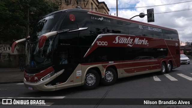 Santa Maria Fretamento e Turismo > Transportes Santa Maria(SP) 1000 na cidade de Belo Horizonte, Minas Gerais, Brasil, por Nilson Brandão Alves. Número da foto: #9537533.