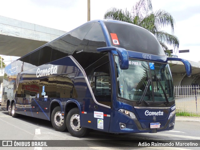 Viação Cometa 721304 na cidade de Belo Horizonte, Minas Gerais, Brasil, por Adão Raimundo Marcelino. ID da foto: 9537666.