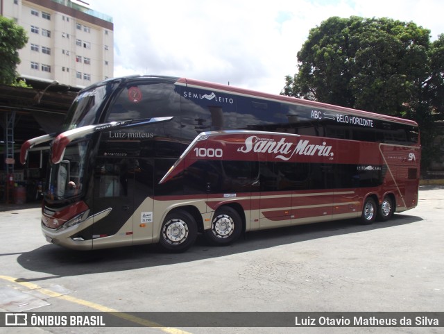 Santa Maria Fretamento e Turismo > Transportes Santa Maria(SP) 1000 na cidade de Belo Horizonte, Minas Gerais, Brasil, por Luiz Otavio Matheus da Silva. Número da foto: #9537253.