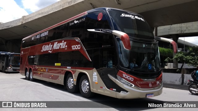 Santa Maria Fretamento e Turismo > Transportes Santa Maria(SP) 1000 na cidade de Belo Horizonte, Minas Gerais, Brasil, por Nilson Brandão Alves. Número da foto: #9537536.