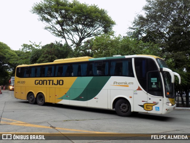 Empresa Gontijo de Transportes 14320 na cidade de São Paulo, São Paulo, Brasil, por FELIPE ALMEIDA. ID da foto: 9537009.