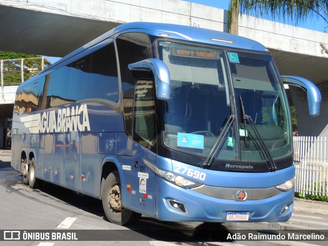 Viação Águia Branca 27690 na cidade de Belo Horizonte, Minas Gerais, Brasil, por Adão Raimundo Marcelino. ID da foto: 9537616.