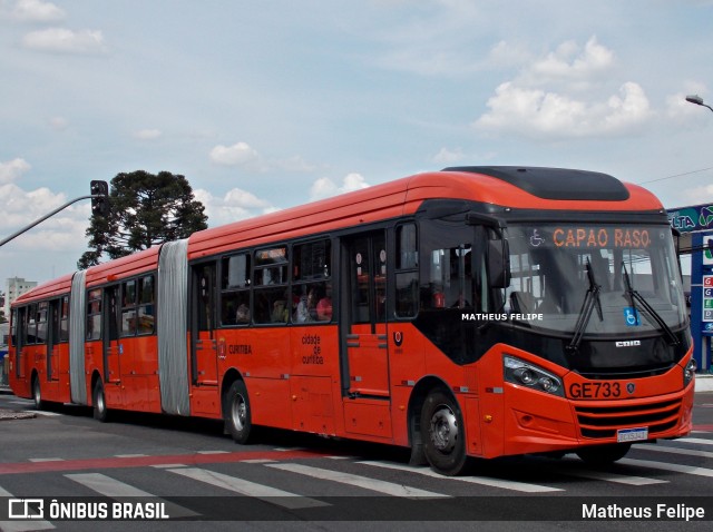 Viação Cidade Sorriso >> Viação Sorriso de Curitiba GE733 na cidade de Curitiba, Paraná, Brasil, por Matheus Felipe. Número da foto: #9536612.