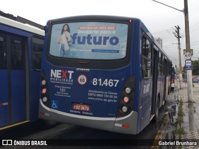 Next Mobilidade - ABC Sistema de Transporte 81.467 na cidade de São Bernardo do Campo, São Paulo, Brasil, por Gabriel Brunhara. Número da foto: #9537377.