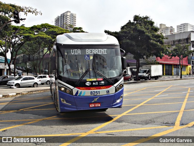 Metra - Sistema Metropolitano de Transporte 8251 na cidade de Diadema, São Paulo, Brasil, por Gabriel Garves. Número da foto: #9536879.