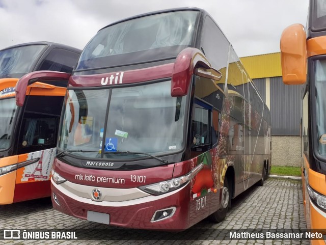 UTIL - União Transporte Interestadual de Luxo 13101 na cidade de Juiz de Fora, Minas Gerais, Brasil, por Mattheus Bassamar Neto. Número da foto: #9536614.