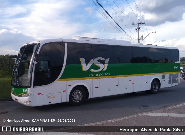 VSI - Viação Santo Ignácio 857 na cidade de Campinas, São Paulo, Brasil, por Henrique Alves de Paula Silva. Número da foto: #8614381.