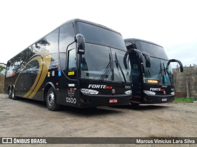 ForteBus Turismo 12500 na cidade de Divinópolis, Minas Gerais, Brasil, por Marcus Vinicius Lara Silva. ID da foto: 8614768.