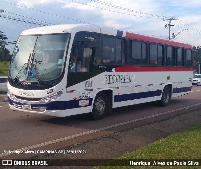 Viação Piracicabana 3139 na cidade de Campinas, São Paulo, Brasil, por Henrique Alves de Paula Silva. Número da foto: #8614481.