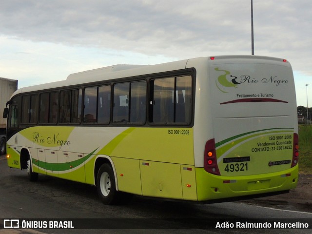 Rio Negro Fretamento e Turismo 49321 na cidade de Belo Horizonte, Minas Gerais, Brasil, por Adão Raimundo Marcelino. ID da foto: 8615285.