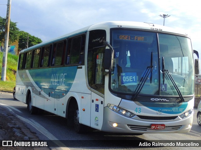 Expresso Allure 43 na cidade de Belo Horizonte, Minas Gerais, Brasil, por Adão Raimundo Marcelino. ID da foto: 8615618.