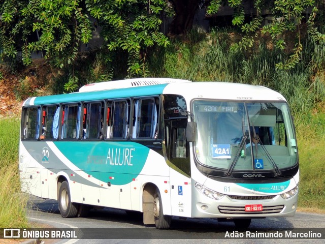 Expresso Allure 61 na cidade de Belo Horizonte, Minas Gerais, Brasil, por Adão Raimundo Marcelino. ID da foto: 8615646.