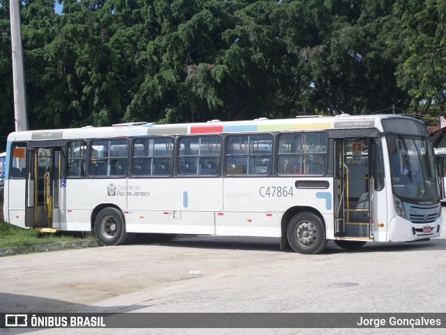 Viação Redentor C47864 na cidade de Rio de Janeiro, Rio de Janeiro, Brasil, por Jorge Gonçalves. ID da foto: 8614693.