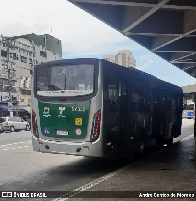 Transunião Transportes 5 6352 na cidade de São Paulo, São Paulo, Brasil, por Andre Santos de Moraes. ID da foto: 8614924.