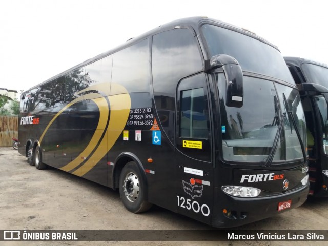 ForteBus Turismo 12500 na cidade de Divinópolis, Minas Gerais, Brasil, por Marcus Vinicius Lara Silva. ID da foto: 8614759.