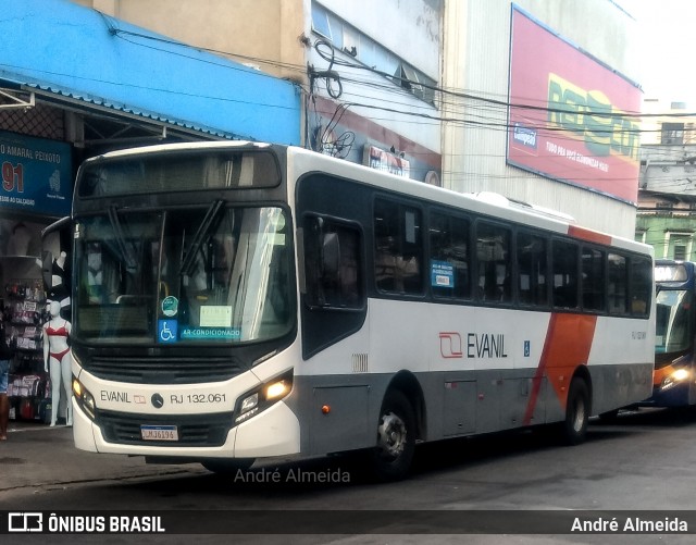 Evanil Transportes e Turismo RJ 132.061 na cidade de Nova Iguaçu, Rio de Janeiro, Brasil, por André Almeida. Número da foto: #8614653.