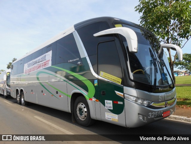 STT - Santa Tereza Transportes e Turismo 32510 na cidade de Brasília, Distrito Federal, Brasil, por Vicente de Paulo Alves. ID da foto: 8641710.