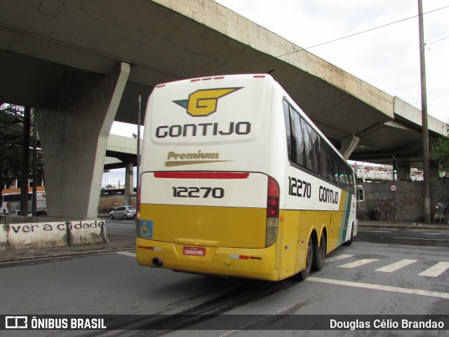 Empresa Gontijo de Transportes 12270 na cidade de Belo Horizonte, Minas Gerais, Brasil, por Douglas Célio Brandao. ID da foto: 8641330.