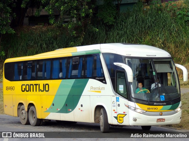 Empresa Gontijo de Transportes 18490 na cidade de Belo Horizonte, Minas Gerais, Brasil, por Adão Raimundo Marcelino. ID da foto: 8642211.