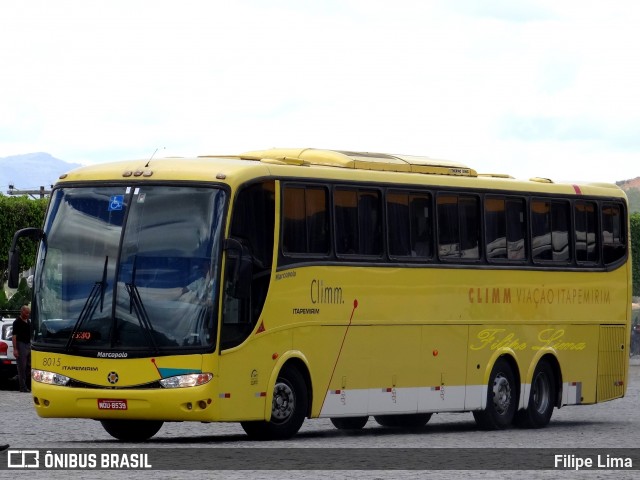 Viação Itapemirim 8015 na cidade de Jequié, Bahia, Brasil, por Filipe Lima. ID da foto: 8642103.