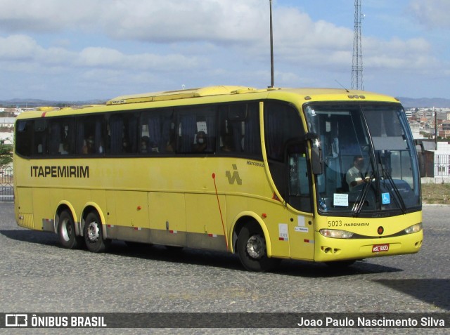 Viação Itapemirim 5023 na cidade de Caruaru, Pernambuco, Brasil, por Joao Paulo Nascimento Silva. Número da foto: #8641431.