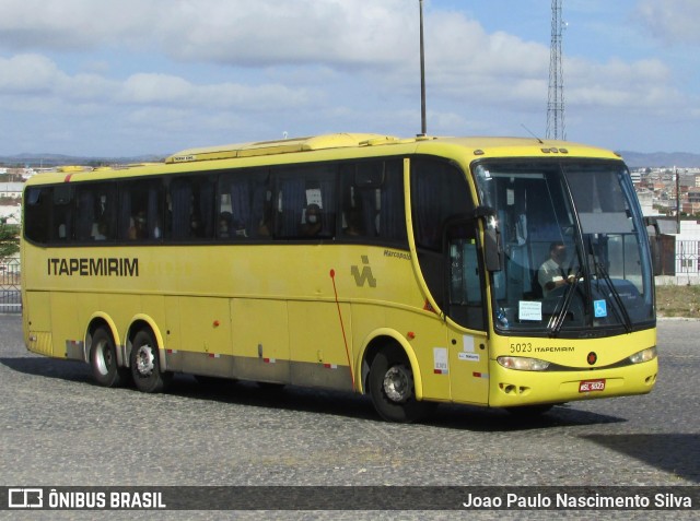 Viação Itapemirim 5023 na cidade de Caruaru, Pernambuco, Brasil, por Joao Paulo Nascimento Silva. ID da foto: 8641431.