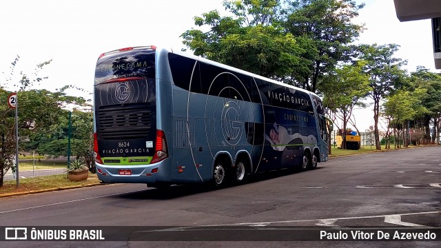 Viação Garcia 8624 na cidade de Franca, São Paulo, Brasil, por Paulo Vitor De Azevedo. Número da foto: #8642218.