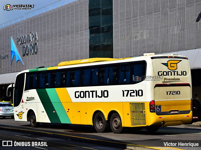 Empresa Gontijo de Transportes 17210 na cidade de Rio de Janeiro, Rio de Janeiro, Brasil, por Victor Henrique. ID da foto: 8640008.