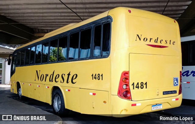 Viação Nordeste 1481 na cidade de Natal, Rio Grande do Norte, Brasil, por Romário Lopes. Número da foto: #8640689.