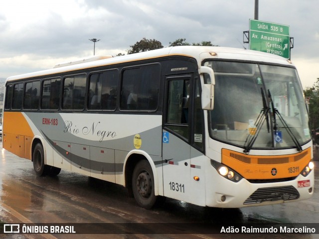 Rio Negro Fretamento e Turismo 18311 na cidade de Belo Horizonte, Minas Gerais, Brasil, por Adão Raimundo Marcelino. ID da foto: 8642075.