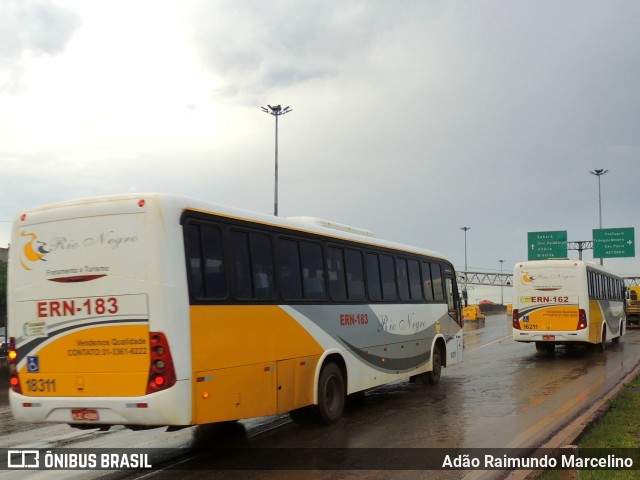 Rio Negro Fretamento e Turismo 18311 na cidade de Belo Horizonte, Minas Gerais, Brasil, por Adão Raimundo Marcelino. ID da foto: 8642100.