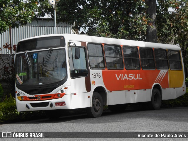 Viasul Transportes Coletivos 1675 na cidade de Itaúna, Minas Gerais, Brasil, por Vicente de Paulo Alves. ID da foto: 8641669.