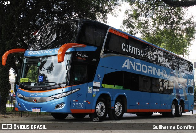 Empresa de Transportes Andorinha 7228 na cidade de Curitiba, Paraná, Brasil, por Guilherme Bomfim. Número da foto: #8644486.